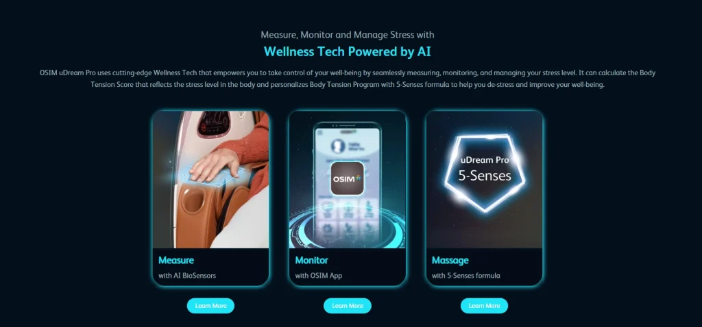 How AI massage chairs work