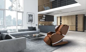 AI massage chair located in the living room